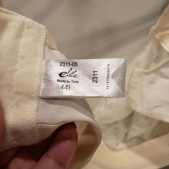 Elilia Isabella Ivory Lace Full Coverage Bra - Sz 44i US/UK - Picture 5 of 9